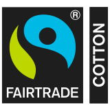 Al ket katoen is Fairtrade gecertificeerd, verhandeld, gecontroleerd en afkomstig van Fairtrade producenten